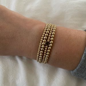 Karen laZar gold filled beaded bracelets